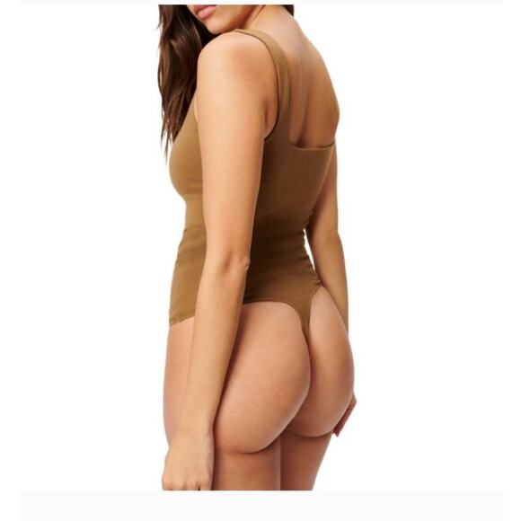 Good American Sexy Rust Color Scuba Body Suit Size 6 (3XL) Layering - Picture 2 of 7